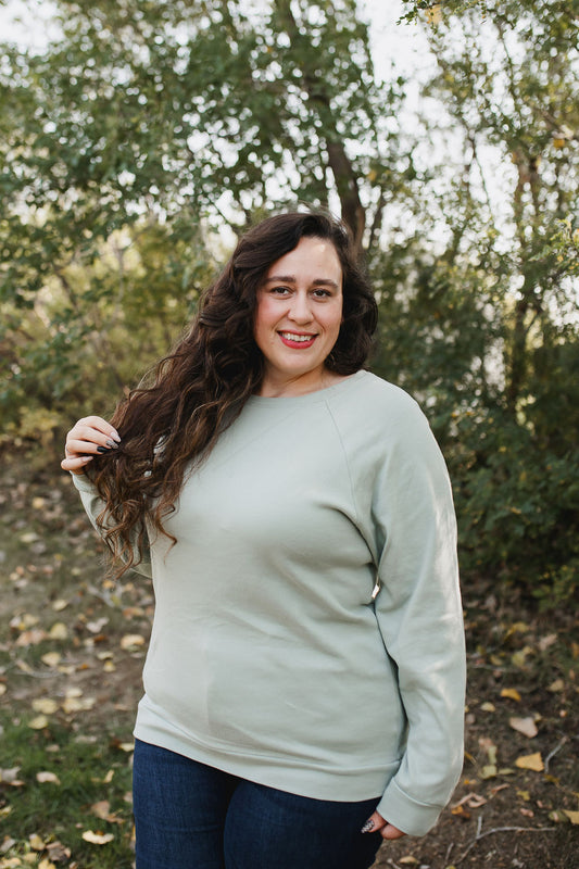 Sage Cotton Pullover