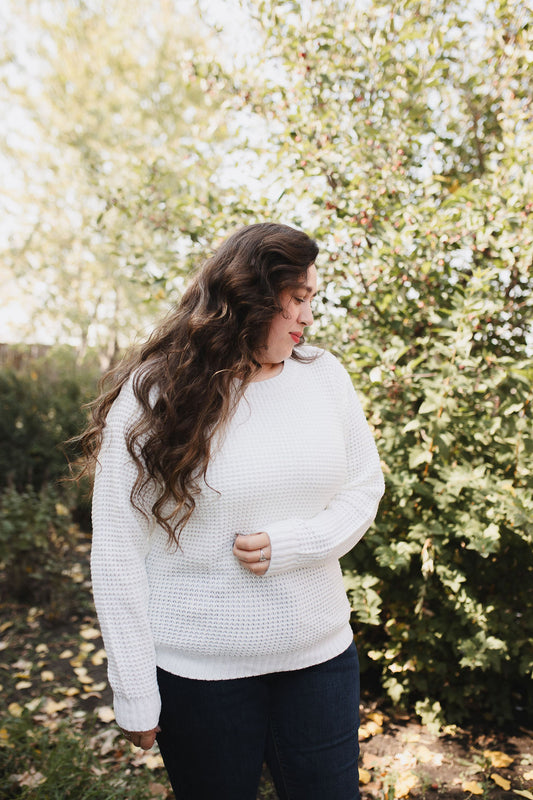 Pull Over Sweater-Ivory