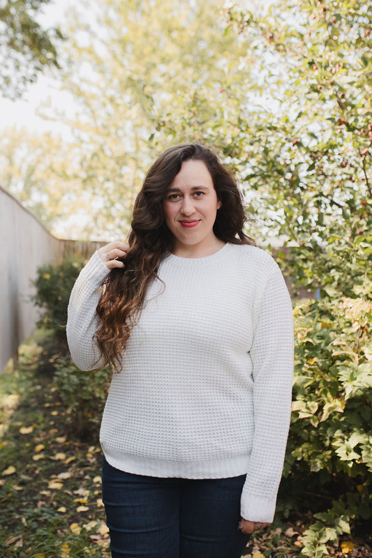 Pull Over Sweater-Ivory