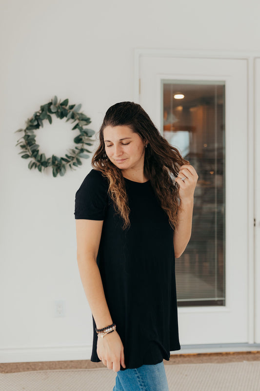 Black Tunic Top
