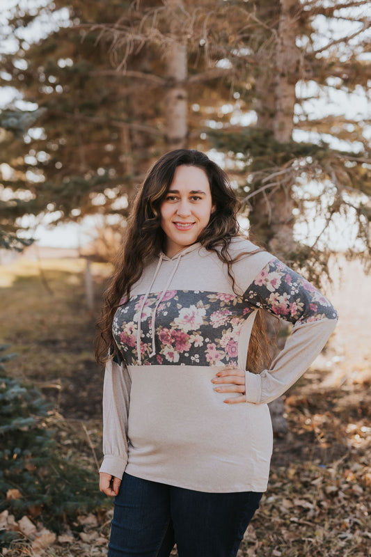 Floral Hoodie
