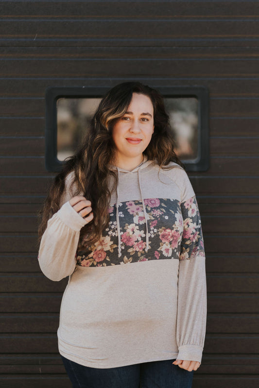 Floral Hoodie