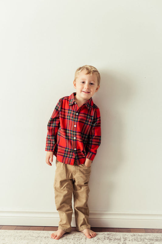 Boy's Plaid shirt