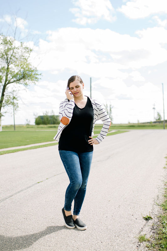 Striped Cardigan