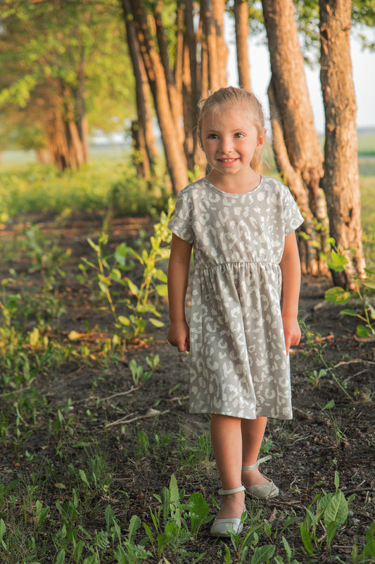Leopard Girls Dress